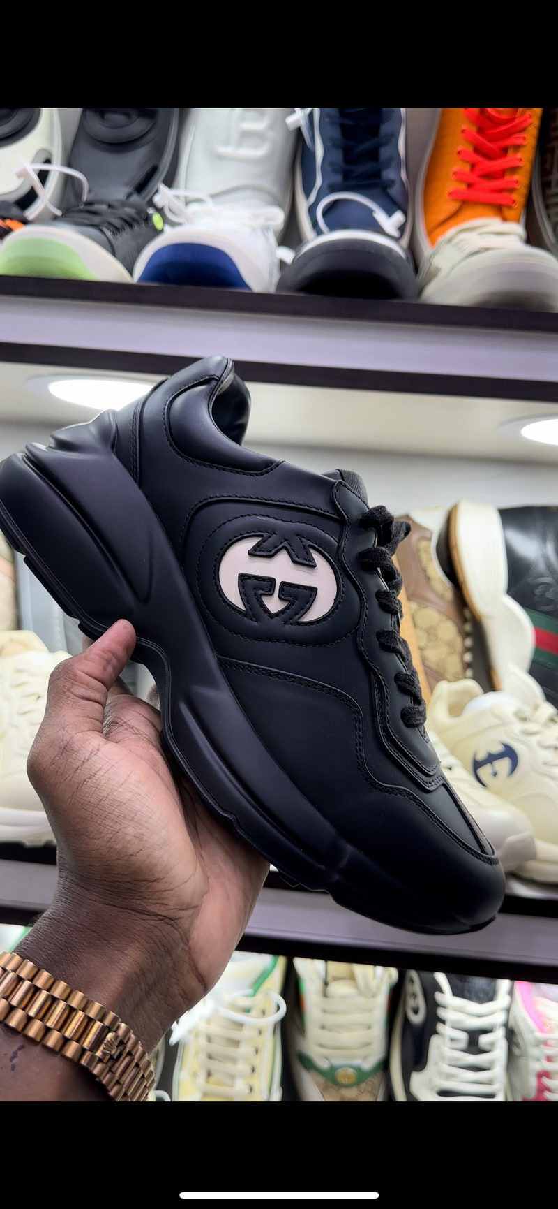 Gucci - RHYTON couro GG