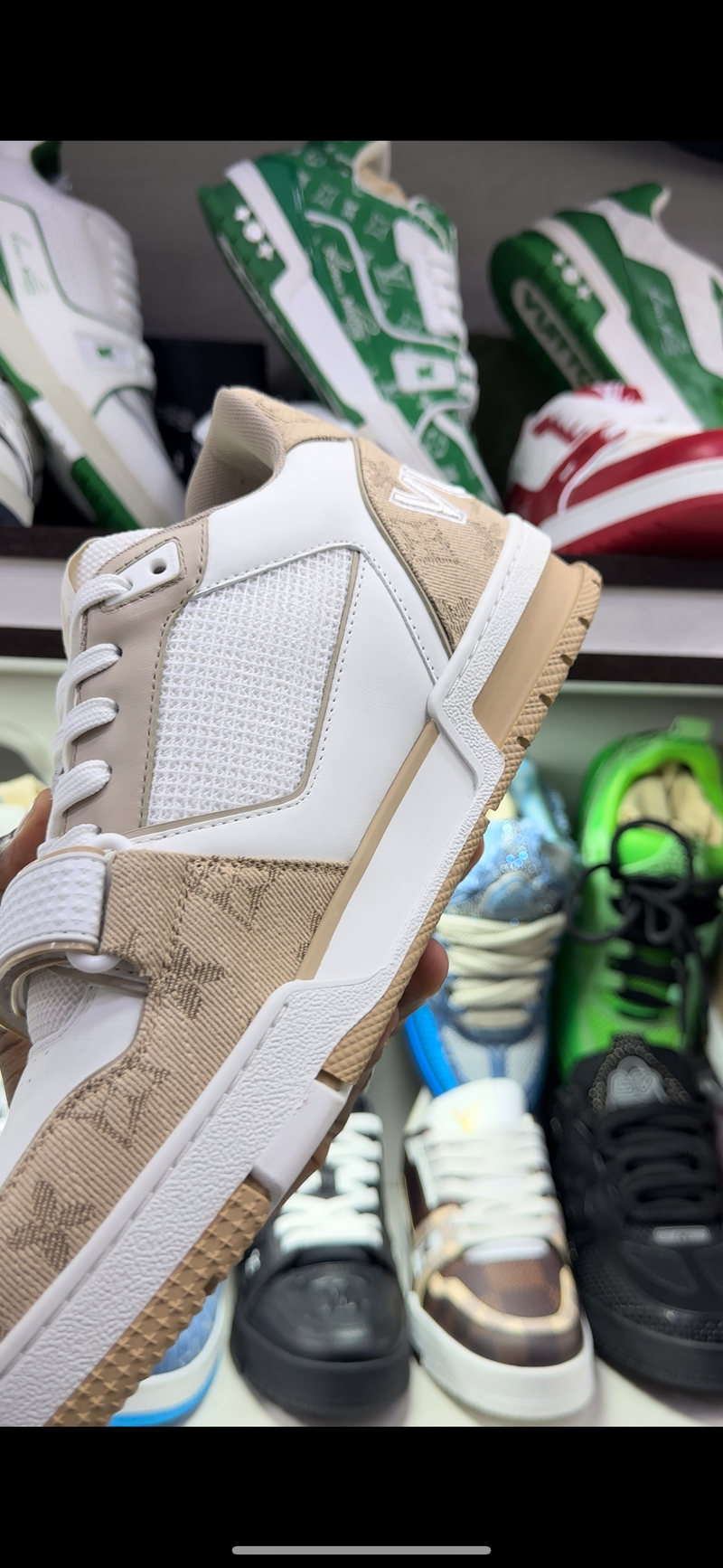 Louis vuitton - Trainner - Velcro bege