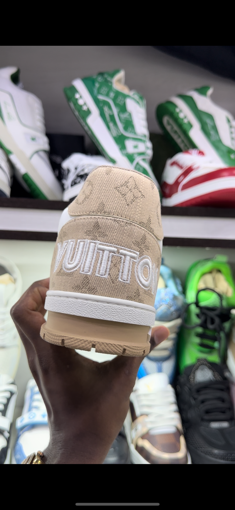 Louis vuitton - Trainner - Velcro bege