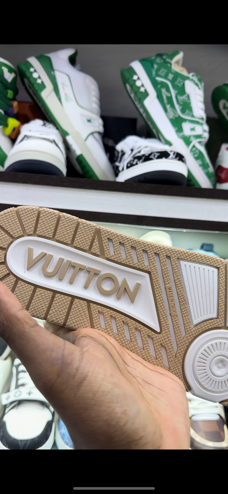 Louis vuitton - Trainner - Velcro bege