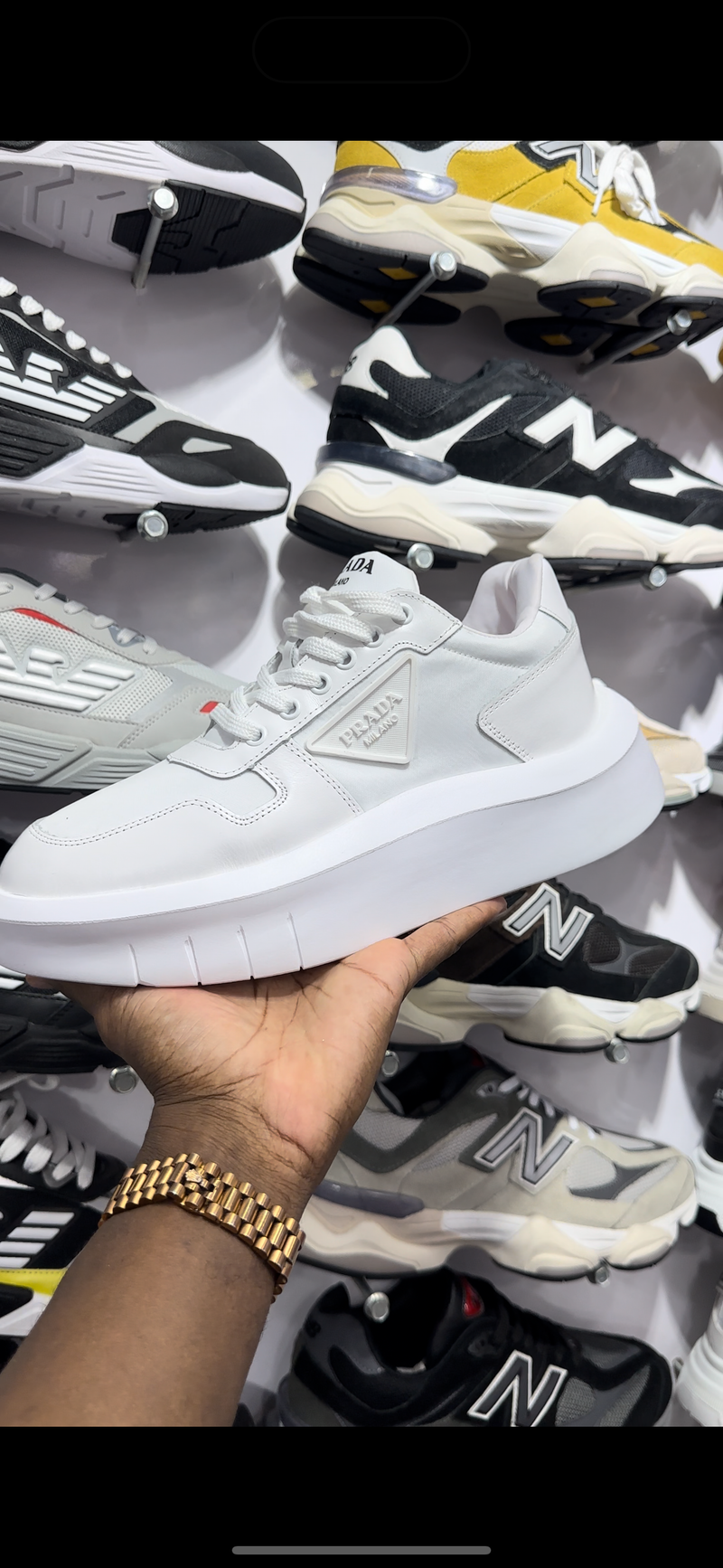Prada - Plataforma branco
