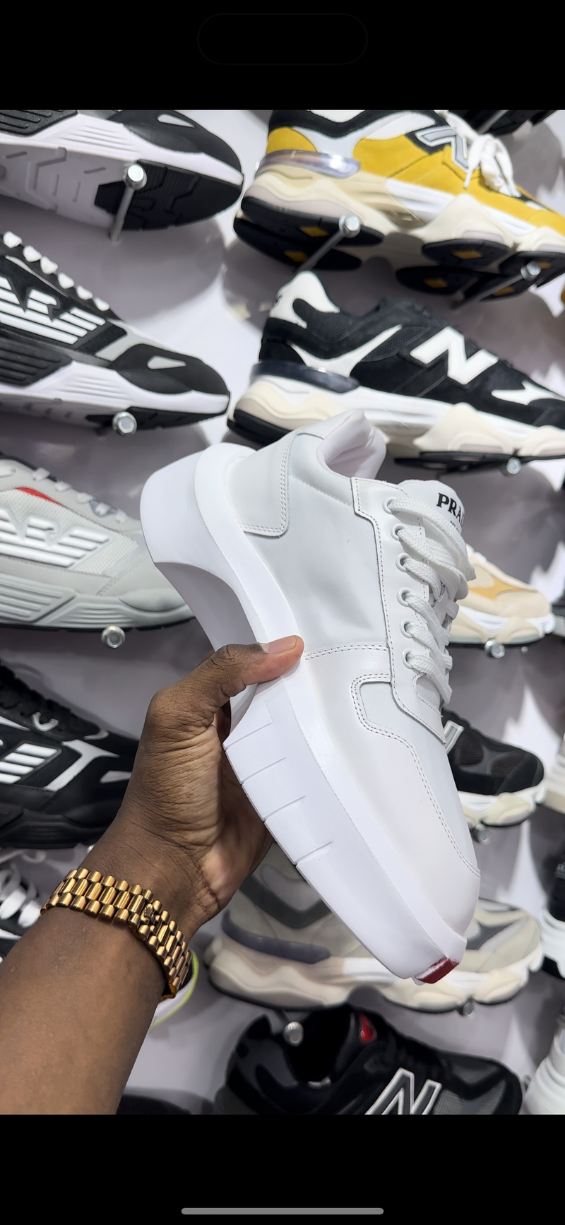 Prada - Plataforma branco
