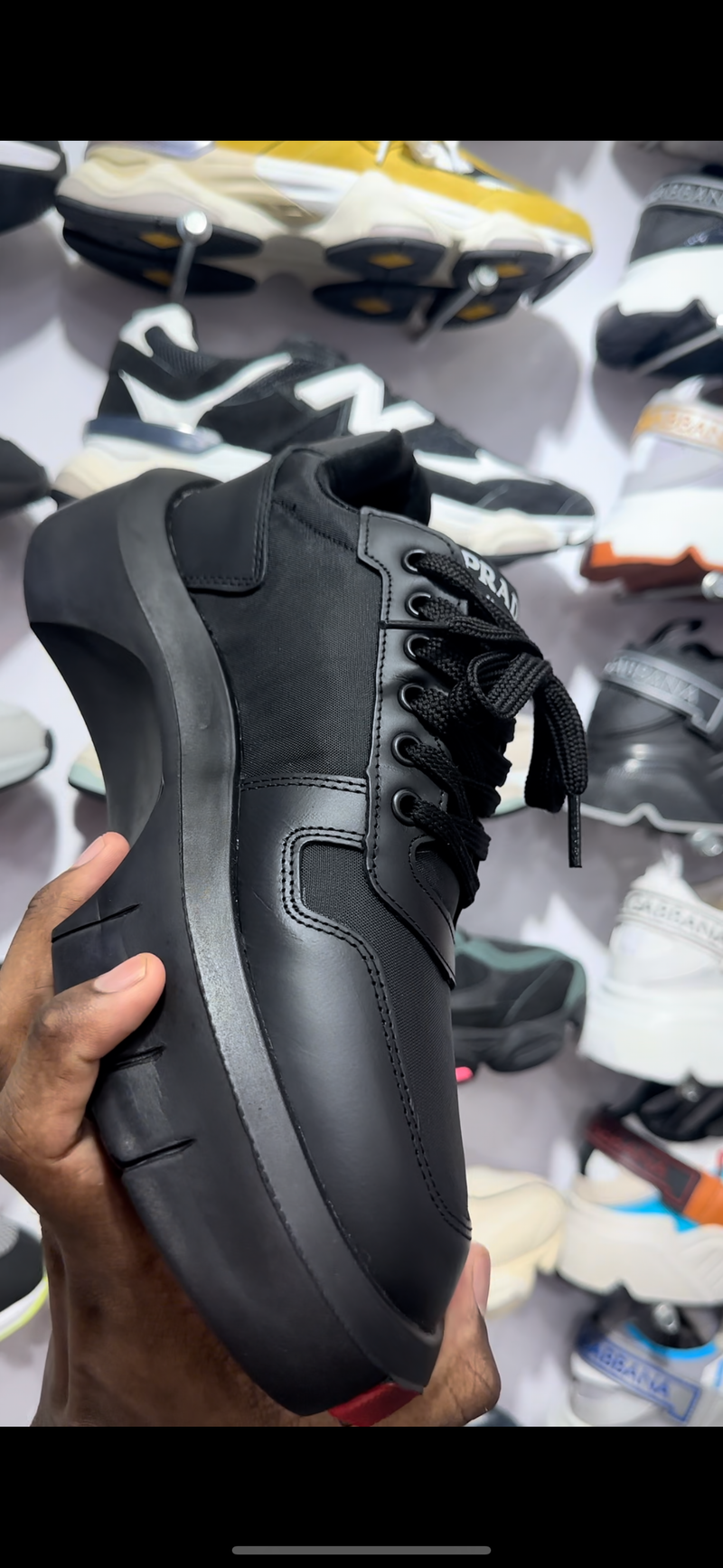 Prada - Plataforma preto