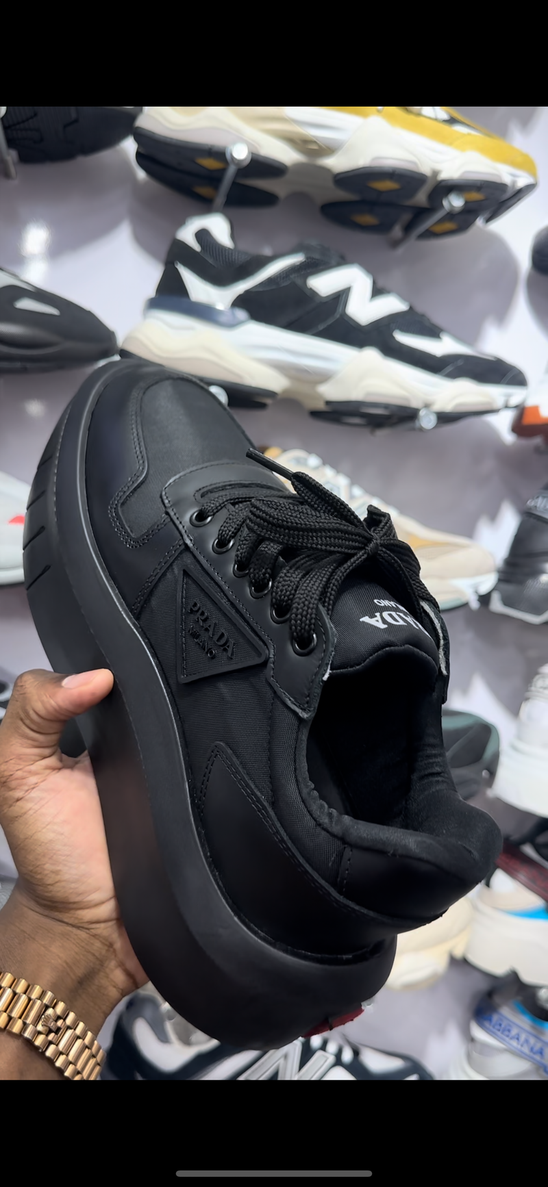 Prada - Plataforma preto