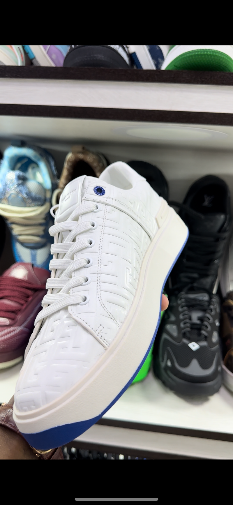 Balmain - White solado azul